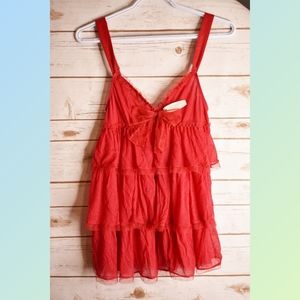 Victoria's Secret Size S/P Red Lingerie Top